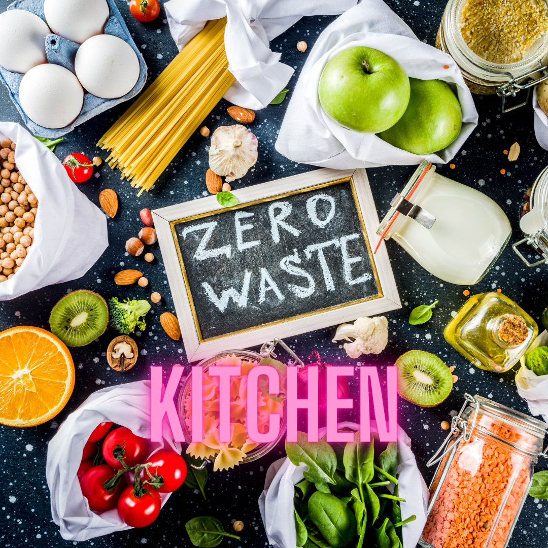 Zero waste Kitchen with Glass food containers